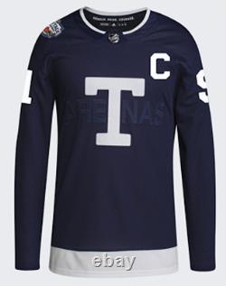 Toronto Maple Leafs adidas Navy 2022 NHL Heritage Classic Jersey John Tavares