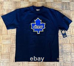 Toronto Maple Leafs x Drew House T shirt 2022 collection. BLACK T Shirt Size L