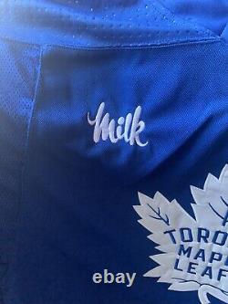Toronto maple leafs jersey milk Adidas's Custom Rival jersey Size 56 NWT