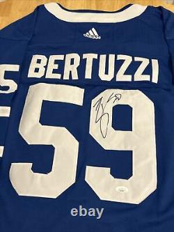 Tyler Bertuzzi Toronto Maple Leafs Autographed Jersey JSA Certified