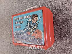 ULTRA RARE Vintage 1970's EDDIE SHACK LUNCH BOX Toronto Maple Leafs Lunchbox VG