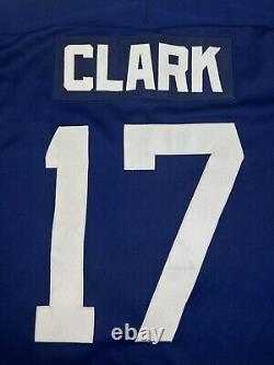 VTG 90s Wendel Clark #17 Toronto Maple Leafs Stitched CCM Maska Jersey Sz Large