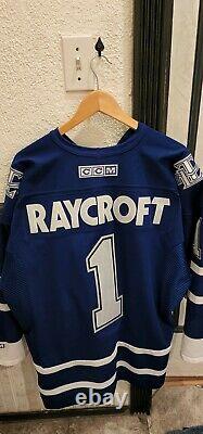 VTG NHL CCM Toronto Maple Leafs Andrew Raycroft Jersey 1 Mens Large SEWN Blue