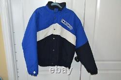 VTG Toronto Maple Leafs NHL Licensed Full Zipper Snap Button DeLong Jacket Sz M