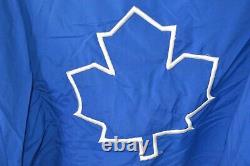 VTG Toronto Maple Leafs NHL Licensed Full Zipper Snap Button DeLong Jacket Sz M