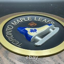 Vintage 1970's NHL Toronto Maple Leafs Hockey Skate 3D Wall Plaque