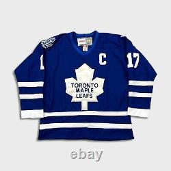 Vintage 90s CCM Mens Wendel Clark Toronto Maple Leafs Hockey Jersey Medium