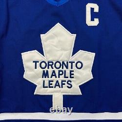 Vintage 90s CCM Mens Wendel Clark Toronto Maple Leafs Hockey Jersey Medium