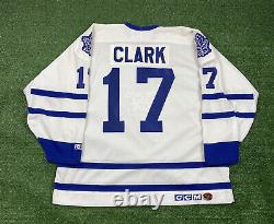 Vintage 90s Toronto Maple Leafs Wendel Clark NHL Hockey Jersey Mens XXL