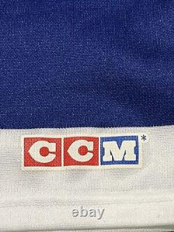 Vintage CCM Borje Salming Toronto Maple Leafs White NHL Hockey Jersey Large
