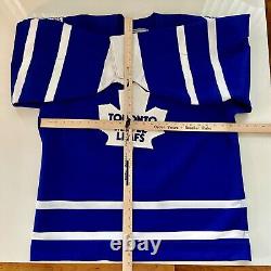 Vintage CCM Center Ice Toronto Maple Leafs Logo NHL Hockey Jersey Mens XL