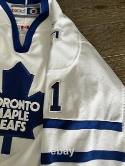 Vintage CCM Curtis Joseph Toronto Maple Leafs White NHL Hockey #31 Jersey M NWOT
