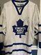 Vintage CCM Toronto Maple Leafs White Jersey Size Medium Autographed