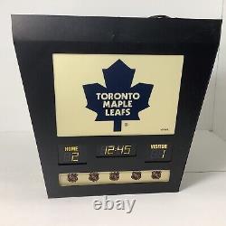 Vintage Hockey Toronto Maple Leafs NHL Scoreboard Hanging Ceiling Light 12 Inch
