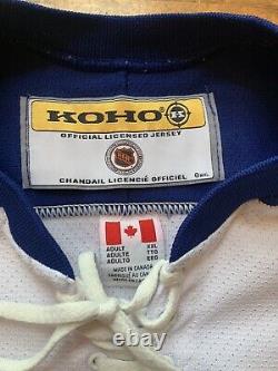 Vintage Koho Toronto Maple Leafs Official NHL White Jersey Adult XXL! RARE! READ
