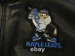 Vintage Looney Tunes Tazmanian Devil NHL Toronto Maple Leafs Full Zip Jacket