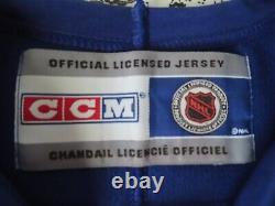 Vintage NHL CCM Toronto Maple Leafs Andrew Raycroft Jersey 1 Mens XLSEWN Blue
