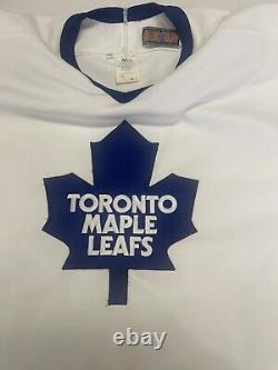 Vintage Toronto Maple Leafs Authentic CCM Maska Hockey Jersey Size 52 90s NHL