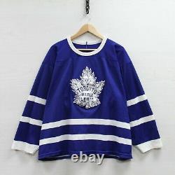 Vintage Toronto Maple Leafs CCM Maska Jersey Size Large 80s NHL Hockey