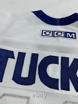 Vintage Toronto Maple Leafs Darcy Tucker CCM Maska Jersey XL NHL Stitched Sewn