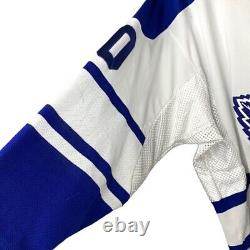 Vintage Toronto Maple Leafs Ed Belfour CCM Hockey Jersey Alternate White Retro