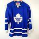 Vintage Toronto Maple Leafs Jersey CCM Men's Size Large NHL Hockey Shirt Blue