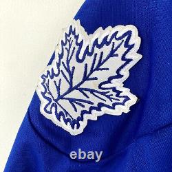 Vintage Toronto Maple Leafs Jersey CCM Men's Size Large NHL Hockey Shirt Blue