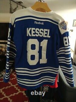 Vintage Toronto Maple Leafs NHL Hockey Jersey Reebok Youth Size L/ XL Kessel 81