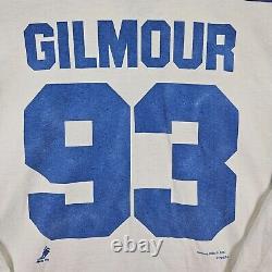 Vintage Toronto Maple Leafs Shirt Doug Gilmour #93 Men's Size XL Long Sleeve NHL