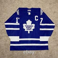 Vintage Wendel Clark Toronto Maple Leafs CCM Centre Ice Hockey Jersey Pro 52