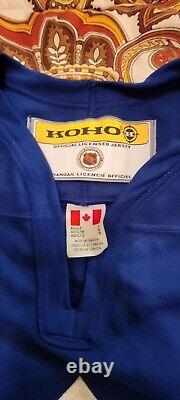 Vintage early 2000s Toronto Maple Leafs TML Jersey Koho blue L