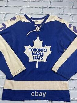 Vtg 70's MASKA Toronto Maple Leafs Jersey #27 Darryl Sittler Men S Rare