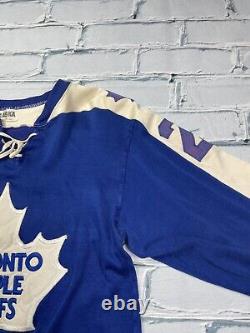 Vtg 70's MASKA Toronto Maple Leafs Jersey #27 Darryl Sittler Men S Rare