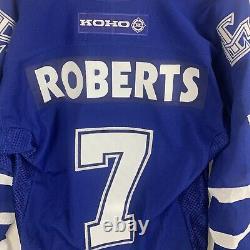 Vtg Toronto Maple Leafs Gary Roberts #7 Sz L Hockey Jersey Koho Air-Knit CCM
