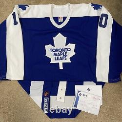 Warmup Worn CCM Authentic Blake Toronto Maple Leafs NHL Jersey Game Used Blue 56