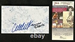 Wendel Clark Signed Toronto Maple Leafs McFarlane Figure JSA COA