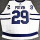 Wh-pro-50 Felix Potvin Toronto Maple Leafs NHL Authentic Adidas Hockey Jersey
