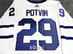 Wh-pro-50 Felix Potvin Toronto Maple Leafs NHL Authentic Adidas Hockey Jersey