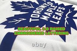 Wh-pro-50 Felix Potvin Toronto Maple Leafs NHL Authentic Adidas Hockey Jersey