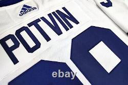 Wh-pro-50 Felix Potvin Toronto Maple Leafs NHL Authentic Adidas Hockey Jersey