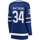 Women's Toronto Maple Leafs Auston Matthews Fanatics Royal Hockey Jersey Large