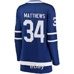 Women's Toronto Maple Leafs Auston Matthews Fanatics Royal Hockey Jersey Medium